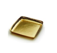 Nouvelle arrivée fait à la main Antique rond argent plateau de service métal cuivre laiton de haute qualité