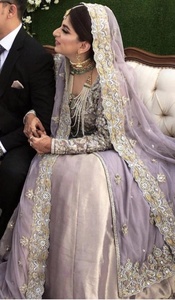 Elegant Grand Indian Bridal Lehenga Heavy Work Choli & Floor-Length Wedding Dress - Product Image 2