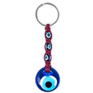 Verre macramé sous forme de mal, vente en gros Oeil Turc Toruistic Souvenir Porte-clés - Product Image 3