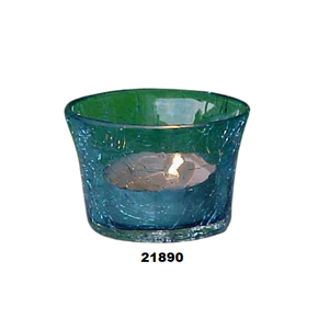 Bougeoir votif en verre bleu en gros pour la décoration de la maison Article - Product Image 1