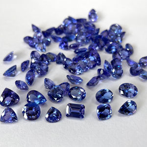 Tanzanita Natural, lote Superb, calidad superior, mezcla - Product Image 1