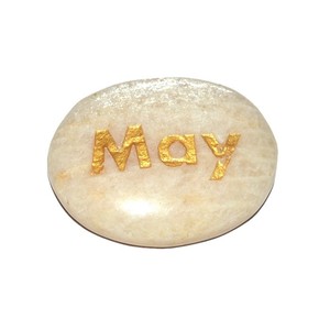 Piedra lunar puede grabar piedras preciosas comprar piedras grabadas personalizadas - Product Image 1