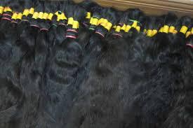 ผมต่อแบบเส้นเดียวตรงธรรมชาติสีดำอินเดียแท้ชนิด Remy พร้อมตะเข็บเย็บสองชั้นด้วยเครื่องจักรสำหรับการต่อผม - Product Image 3