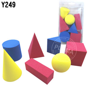 PLOMA Juego de Bloques de Aprendizaje de Formas Geométricas de Espuma EVA para Niños de 2 a 4 y de 5 a 7 Años Unisex - Product Image 2