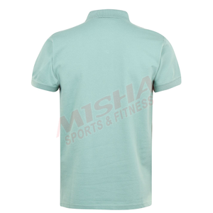 Alta calidad Color sólido logotipo bordado Polo de la camiseta para los hombres - Product Image 2