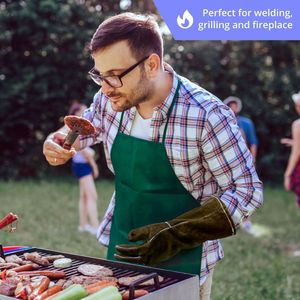 Heat protection Welding Gloves Custom Made High Quality Gloves for Multiple Heat protection Purpose Beat Quality Welding Gloves - Product Image 4