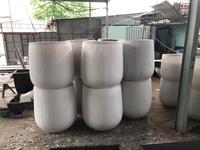 [Kiddo] - Pot de fleurs en polystone, jardinière en fibre de verre, pots en fibre-ciment - Grand pot - Vase en céramique - Urne de jardin