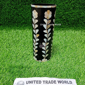 Ensemble de pots de fleurs ronds incrustés de nacre, pour la maison, la Table, la chambre, la décoration du salon, par le monde entier, dernière collection - Product Image 2