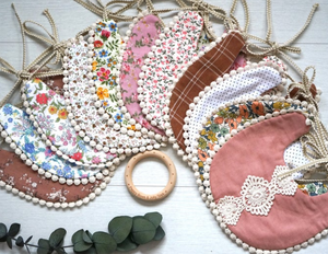 100% coton bébé bavoir bandana bavoirs en gros réglable lavable bébé alimentation bavoirs fabricants personnalisés - Product Image 1