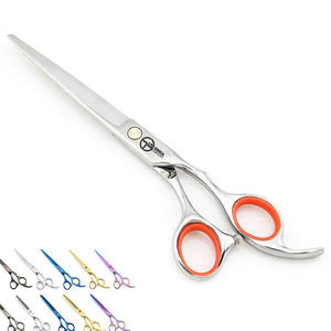 DMS65 6 5 pouces damas acier bord cheveux coupe cisailles barbier coiffure ciseaux tranchant acier inoxydable lame directe usine - Product Image 2