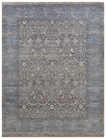 Machine Made Wool Oxidised Wash Blue Floral Prayer Office Carpet Top Selling Fashion Rectangle Design Embroidered Area Rugs Sets