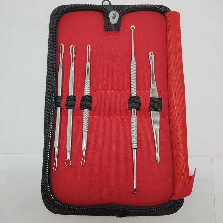 Remove Acne Instrument STAINLESS STEEL BLACKHEAD PIMPLES ACNE REMOVING KIT HIGH QUALITY ...