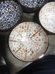 ชามมะพร้าวสีคุณภาพสูงดีไซน์สวย/ชามเคลือบแล็กเกอร์มะพร้าววีแกนเวียดนาม/แม่ของชามมะพร้าวมุกเคลือบ - Product Image 4