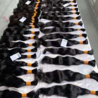 Vente en gros de cheveux bruts de vison de grade 10A 11A, vierges non traités, lisses, en vrac, fournisseurs de cheveux humains bruts brésiliens, extensions de cheveux.