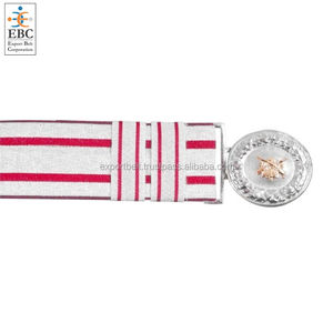 เข็มขัดคาดเอวสำหรับทั้งชายและหญิงเข็มขัดสีเงินสีฟ้าสีแดงสีแดง - Product Image 4