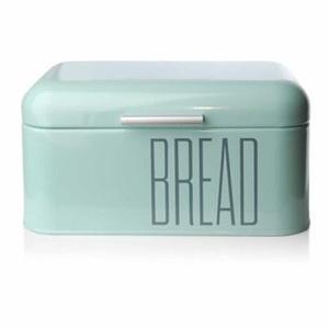 metal bread box green color