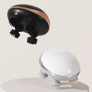 Handheld Siliconen Mode 12 Vingers Kat Hoofd Massage Machine Head Scalp Massager Electric Head Massager