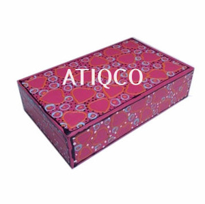 กล่องใส่เครื่องประดับไม้ MDF ทรงสี่เหลี่ยมผืนผ้า ดีไซน์ทันสมัยจาก ATIQCO พร้อมฝาปิดลายพิมพ์ สำหรับเก็บของในช่วงคริสต์มาส - Product Image 6