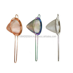 Crépines de barre en acier inoxydable Outil accessoire de maille de cocktail plaqué cuivre pour une utilisation de barre de fête - Product Image 1