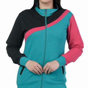 ชุดกันเหงื่อสำหรับผู้หญิง,ทำจากผ้าฝ้ายมีหลายสีมีป้ายกำกับตามสั่ง - Product Image 5