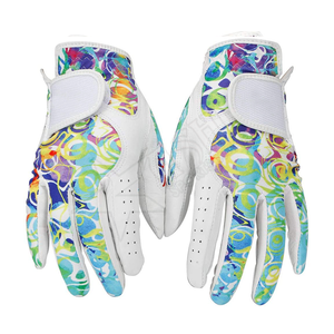 Gant de golf unisexe en cuir Cabretta souple et coloré, accessoire de sport respirant et personnalisable - Product Image 6