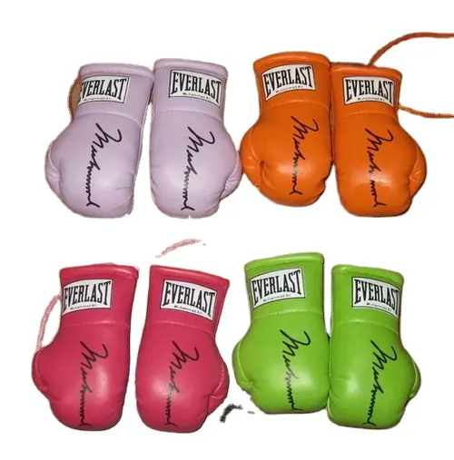 M-ali — Mini gants de boxe po., gantelets de miroir arrière de voiture, mini gants de boxer promotionnels