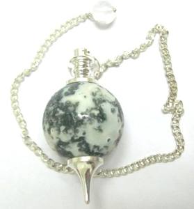 Curación Chakra cristal péndulo semiprecioso árbol ágata bola tallada a mano piedra preciosa mascota técnica de grabado - Product Image 1