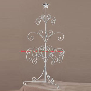 Ornamento blanco y colgante de copo de nieve, colgante de estrella o Navidad, soporte de exhibición para Decoración - Product Image 1