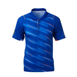 Meilleures ventes Polos pour garçons Couleur grise Pull à manches courtes Slim Fit Sports Active Wear Polo T-shirts - Product Image 5