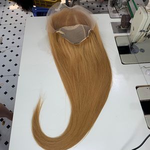 Perruque Lace Wig cheveux naturels lisses, perruque Lace Wig Transparent HD, de couleur (26 pouces) - Product Image 4