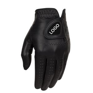 Gants de Golf respirants pour hommes, t-shirt en cuir avec Logo personnalisé, microfibre, antidérapants, nouvelle collection - Product Image 1