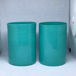 Juego de 2 portavelas de hierro y Metal, nuevo diseño, plateado, con recubrimiento de polvo mate, tarros de vela, gran oferta - Product Image 5