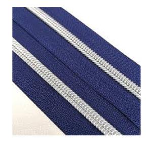 Cremallera de nylon continua de cadena larga reversible con dientes plateados #8 de alta calidad OZL al por mayor para uso en equipaje aplicaciones versátiles - Product Image 6