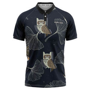 Polo de golf pour homme en microfibre à séchage rapide, nouvelle conception, fabrication sur mesure, vente en gros, OEM, sublimé - Product Image 1