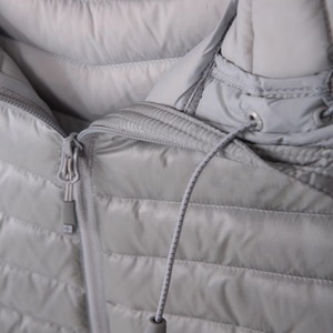 Vente en gros Veste de débardeur matelassée à col montant pour hommes Veste de haute qualité à motif de manteau bouffant en tissu personnalisé à manches longues pour hommes - Product Image 6