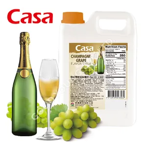 Good Young Tea CASA HALAL Certification Champagne Grape Flavor Syrup For Boba Bubble Milk Tea Ingredients