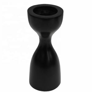 Event Decoration Matt <b>Black</b> Powder Coated Magnificent Aluminum Antique <b>Candle</b> Stand for Home Decor Wholesale Bulk - Product Image 1