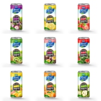 Jus de fruit pur, boisson gazeuse, OEM, 250 ml, canette en aluminium mince, prix du jus de fruit à la tamarin