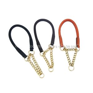<b>Dog</b> New Design Germany High Quality Custom Leather Channel Luxury Braided Pets Product <b>Dog</b> <b>Training</b> <b>Collar</b> With Metal Buckle - Product Image 1