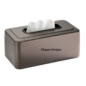 Cubierta de caja de pañuelos de Metal galvanizado elegante hecha a mano de alta calidad forma Rectangular decorativa diseño de lujo para uso doméstico hoteles - Product Image 6