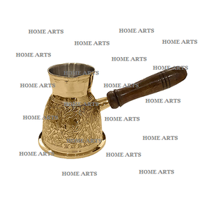 Tetera de Latón de Diseño Fantástico para Servir Té y Café con Asa, Forma Redonda, Decoración para Mesa de Comedor, Cafetera - Product Image 2