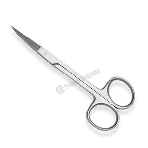 Ciseaux professionnels d'iris d'acier inoxydable Couteaux de suture incurvés TC Instruments chirurgicaux manuels - Product Image 4
