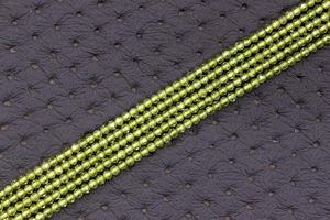 พลอยเพอริดอทธรรมชาติ13 ",เครื่องประดับ Rondelle เม็ดเหลี่ยมเพชรพลอยสิงหาคมผลิตจากของแท้ - Product Image 2