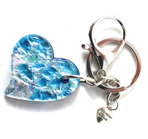 Lámpara Colgante de Cristal Cuore, Técnica de LAMPWORKING, Forma de Corazón, PORTACHIAVI ORIVE VT/54, Regalo Empresarial - Product Image 2