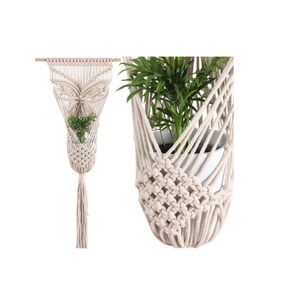 <b>Macrame</b> Plant Hangers Handmade <b>Planter</b> <b>Hanging</b> Basket Flower Pot Holder - Product Image 1