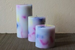 Various Colors <b>Paraffin</b> Ball Candles 3 Inch Home Decor Pillar Candle in Glass Jar - Product Image 3