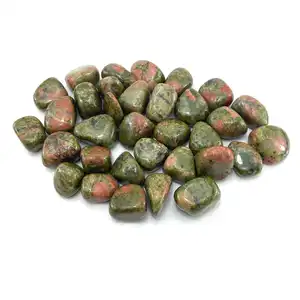 TOP QUALITY UNAKITE TUMBLED STONES FOR DECORATION / NATURAL POLISHED UNAKITE AGATE TUMBLE STONES WHOLESALE /NEW UNAKITE TUMBLES