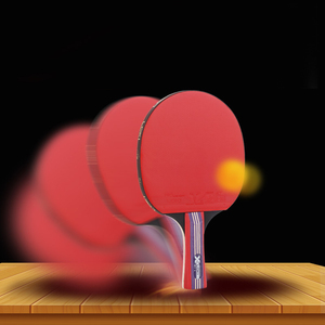 Raquette de tennis de table <span class=keywords><strong>LOKI</strong></span> X Series X-1 pas chère pour débutants, raquette de ping-pong en bois + caoutchouc + éponge rouge/noir - Product Image 5