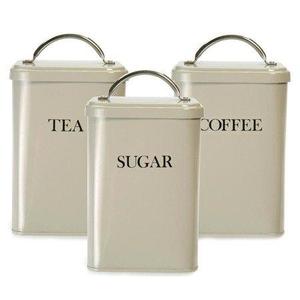 White Portable Farmhouse Kitchen Bread <b>Bin</b> Multi-Functional Metal <b>Storage</b> Container Rectangle Shape for Beverage Use - Product Image 5