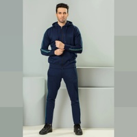 Ensemble de jogging pour hommes adultes, design personnalisé 2024, écologique, respirant, polyester/coton, coupe ajustée, extensible dans quatre directions, taille plus